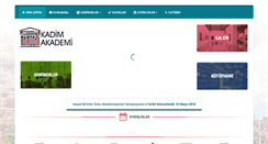 Desktop Screenshot of kadimakademi.org