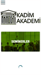 Mobile Screenshot of kadimakademi.org